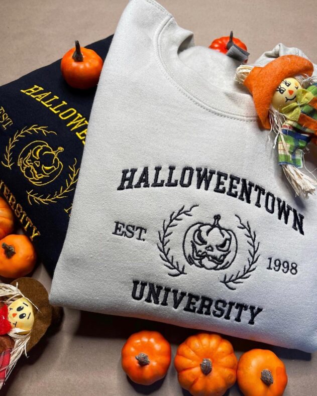 Bluza z haftem Halloween Town University