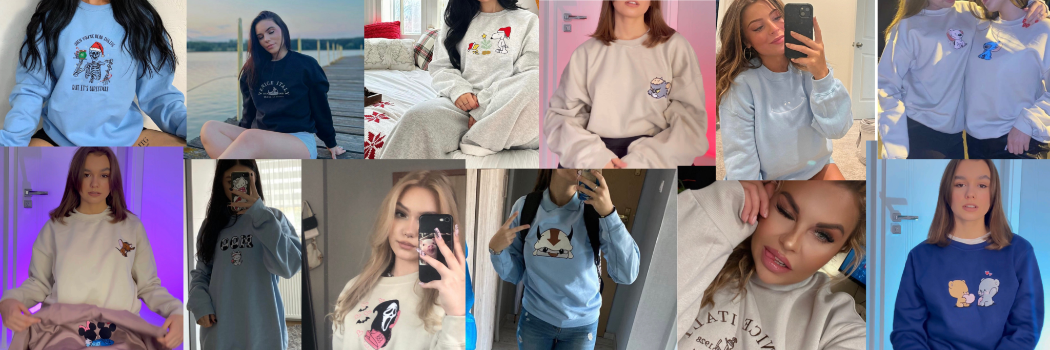 Przedstawiamy nasze wyjątkowe haftowane bluzy personalizowane dla par, zainspirowane bajkowymi postaciami z Disneya. Nasze bluzy są stworzone z myślą o zakochanych, którzy pragną wyrazić swoją miłość w wyjątkowy sposób. Każda bluza jest starannie wykonana z najwyższą dbałością o detale, korzystając z wysokiej jakości materiałów i technik haftu. W naszej kolekcji znajdziesz ulubione postacie z bajek Disneya, takie jak Mickey i Minnie, Księżniczki Disneya, czy także postaci z filmów animowanych Pixar'a. Dodatkowo, oferujemy możliwość personalizacji bluz poprzez dodanie inicjałów, daty czy specjalnego napisu, co sprawia, że stają się one jeszcze bardziej wyjątkowe i niezapomniane. Wybierz nasze bluzy, abyście mogli razem cieszyć się magicznym stylem i uczuciem,