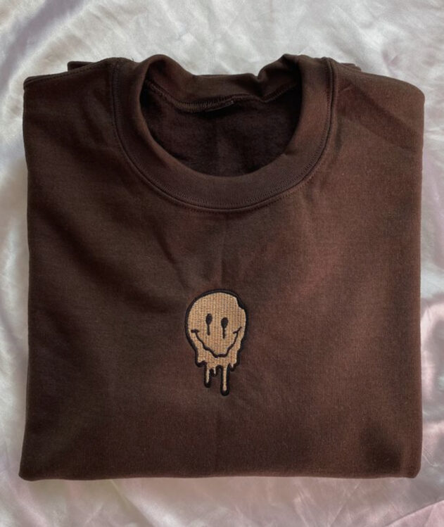 Bluza haftowana oversized Drippy Smile