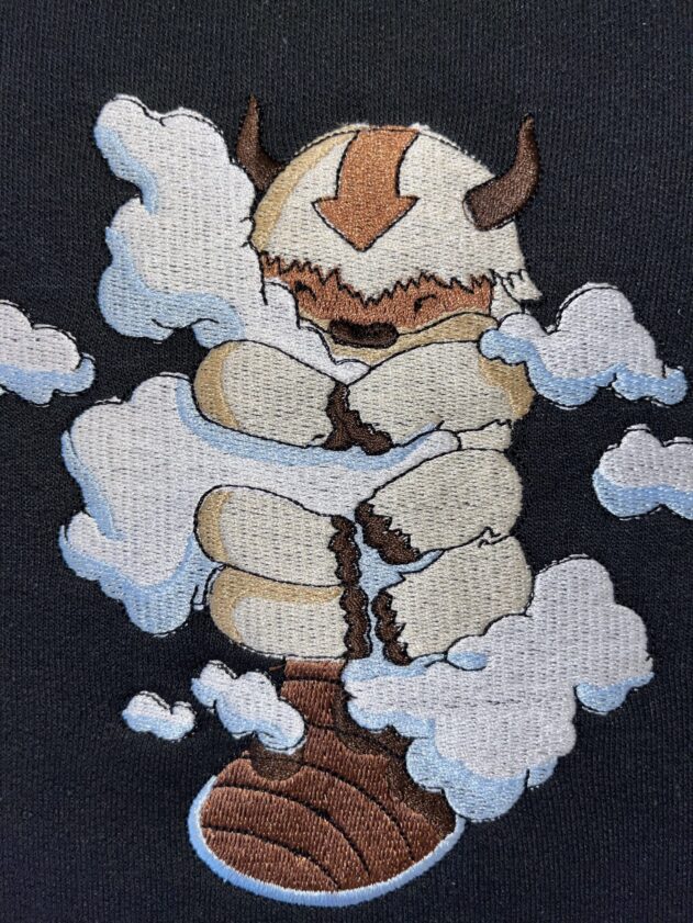 Bluza z haftem Appa Clouds - obrazek 3