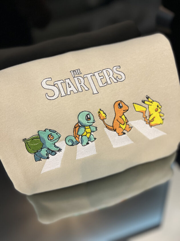 Bluza haftowana Pokemony The starters - obrazek 2