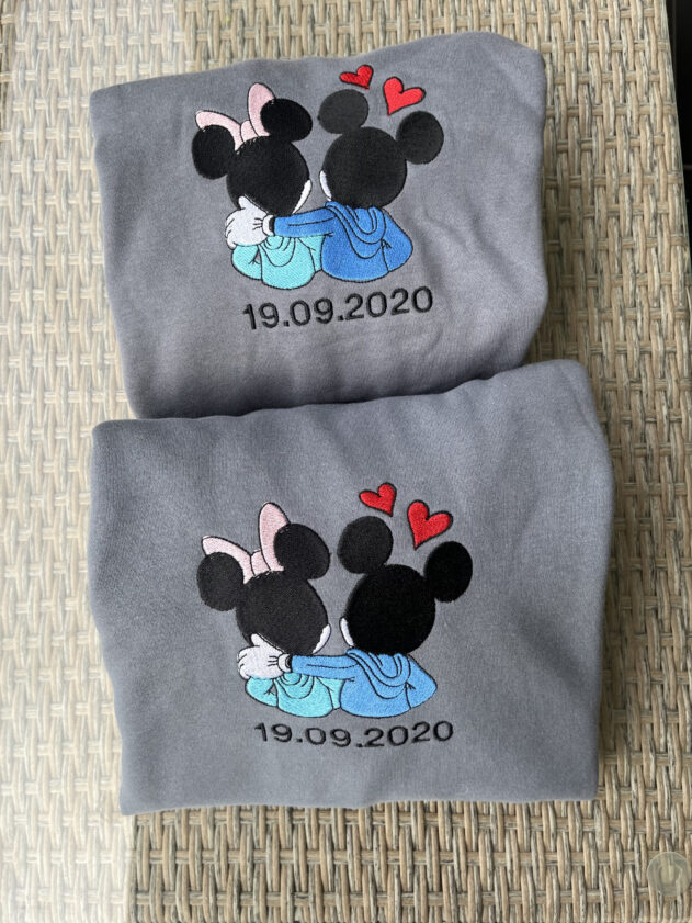 Personalizowana bluza haftowana Mickey and Minnie - obrazek 2