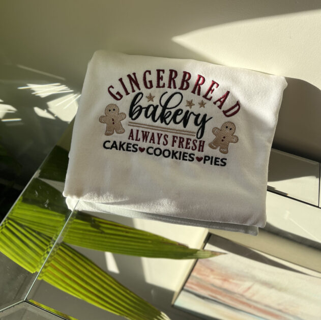 Bluza z haftem gingerbread