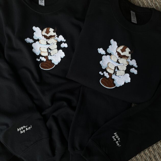 Bluza z haftem Appa Clouds - obrazek 2