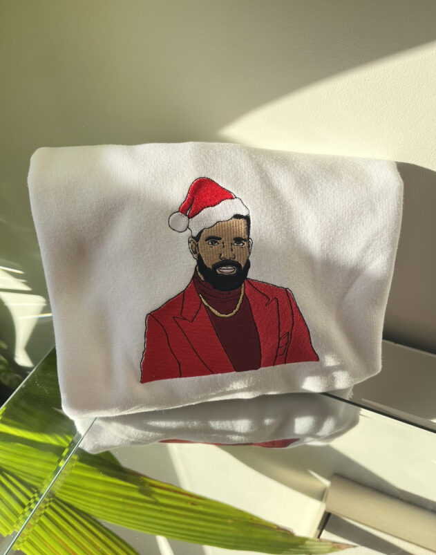 Bluza z haftem Drake Christmas