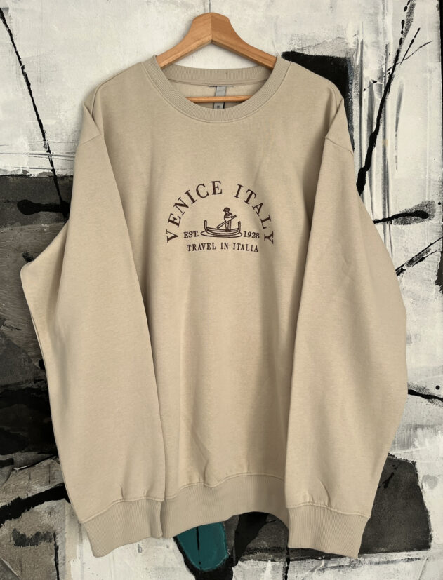 Bluza z haftem Venice Italy - obrazek 2