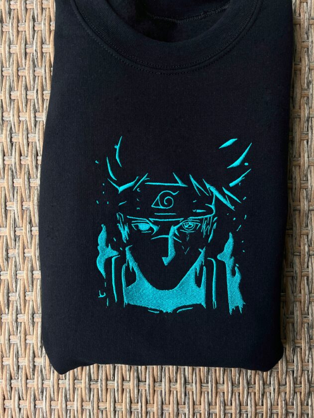 Bluza haftowana Kakashi Anime Design - obrazek 2
