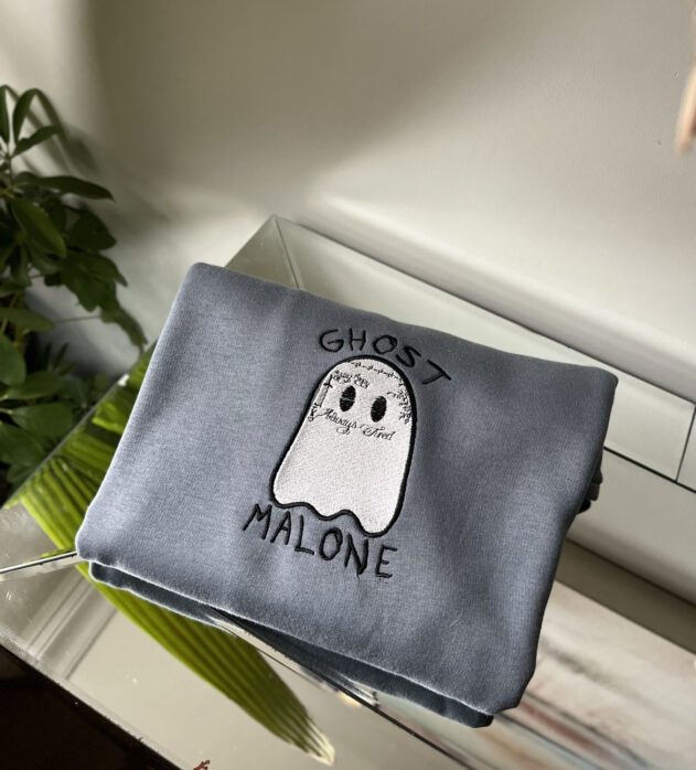 Bluza z haftem Ghost Malone