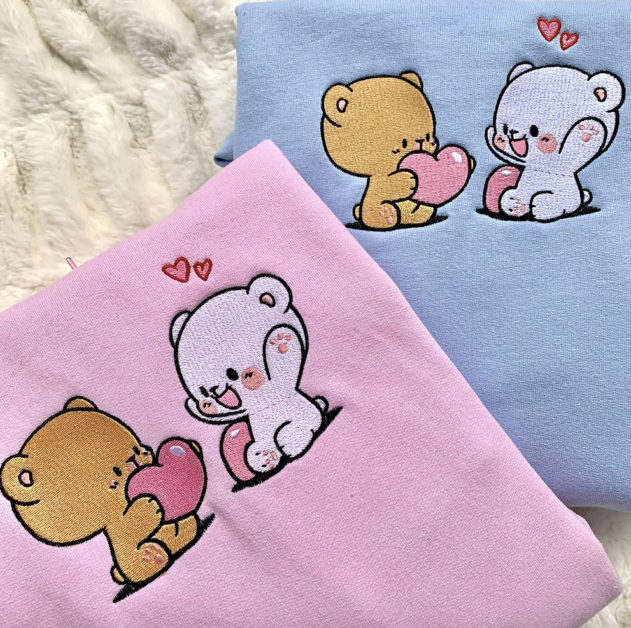 Haftowana bluza Milk and Mocha Bears