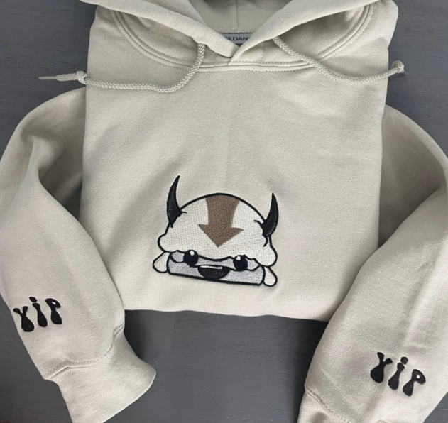 Bluza z haftem Avatar Appa Face