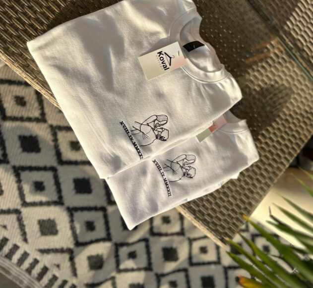 Bluzy dla par, bluzy z haftem, bluzy z personalizowanym haftem, personalizowane bluzy dla par, bluzy haftowane na zamówienie, personalizowana bluza ze zdjęcia, bluza haftowana ze zdjęcia, personalizowana bluza, haftowana bluza
