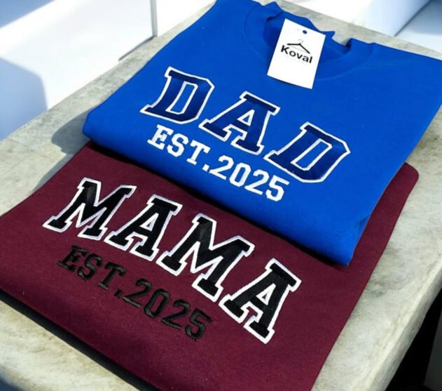 Haftowana bluza DAD/MAMA/MOM/TATA