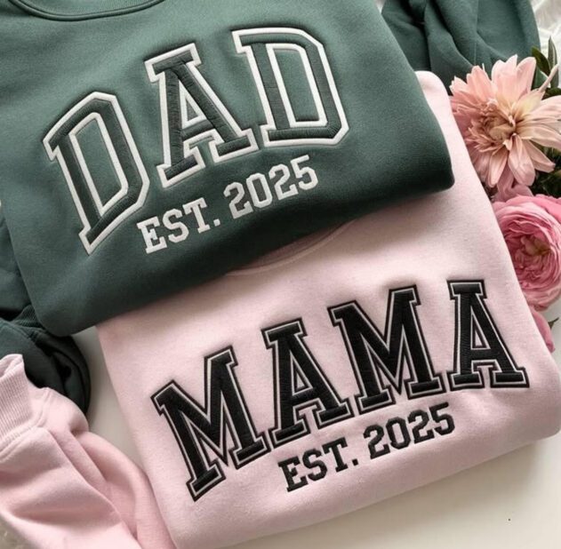 Haftowana bluza DAD/MAMA/MOM/TATA - obrazek 3